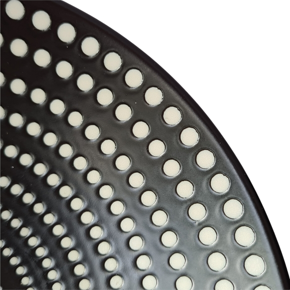 Table Passion Galaxy Grey Geometric Patterned Decorative Serving Bowl - Picture 2 of 6